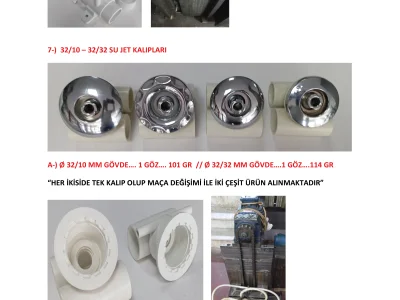 *FIRSAT SETİ* JAKUZİ KALIP SETLERİ PAKETİ - 4