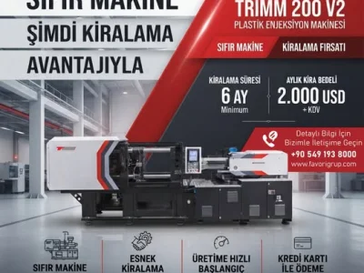 KİRALIK PLASTİK ENJEKSİYON MAKİNELERİ - 80 / 450 TON - 3